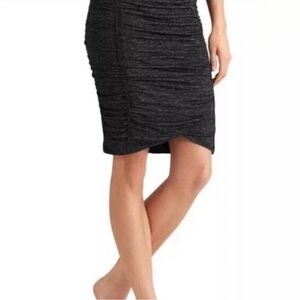 Athleta Comfy Charcoal Heather Skirt